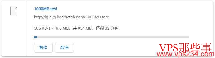 HostHatch香港VPS测评 - 本地下载速度
